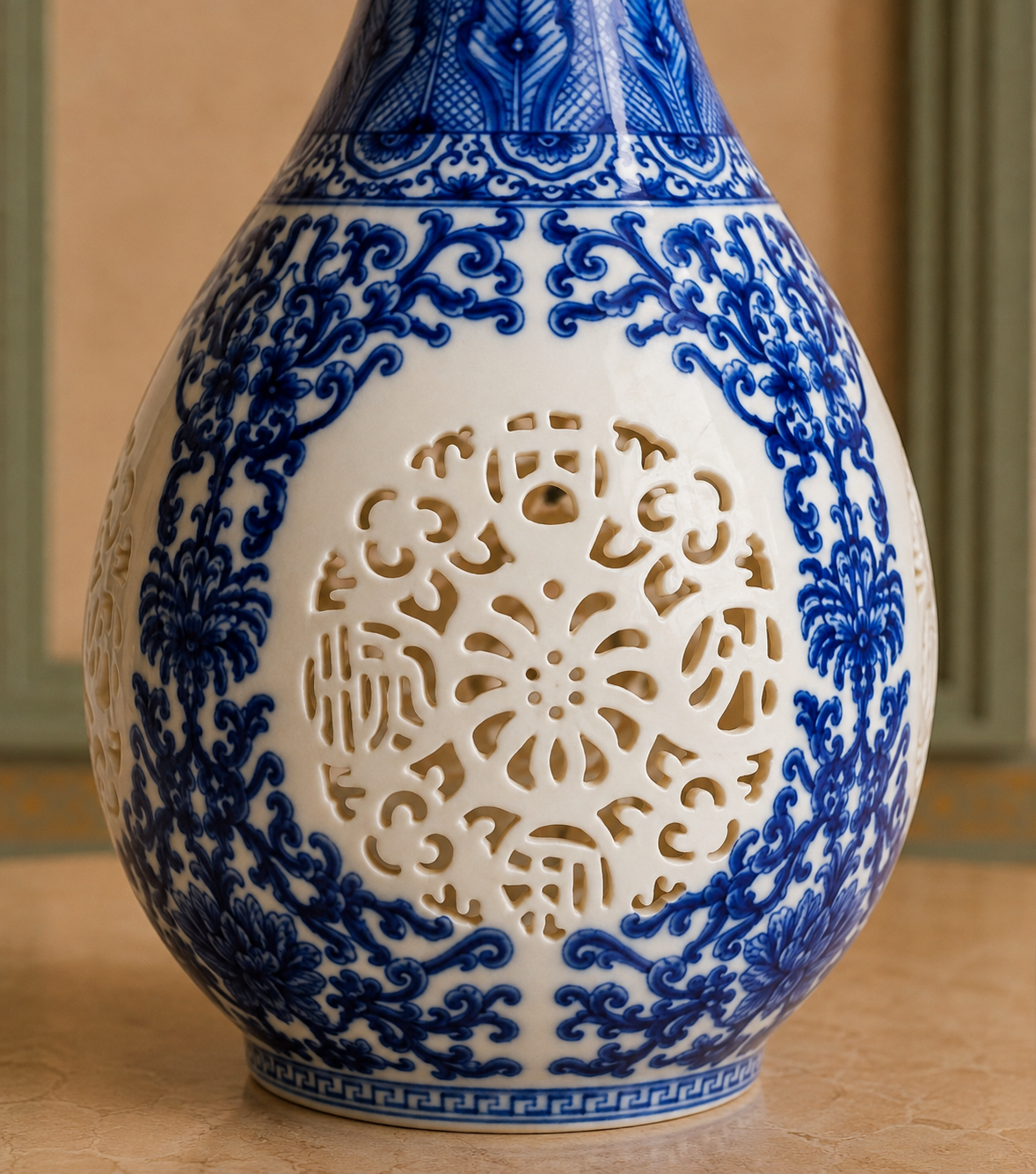 Vase Style Chinois DYNASTIE | Lyra
