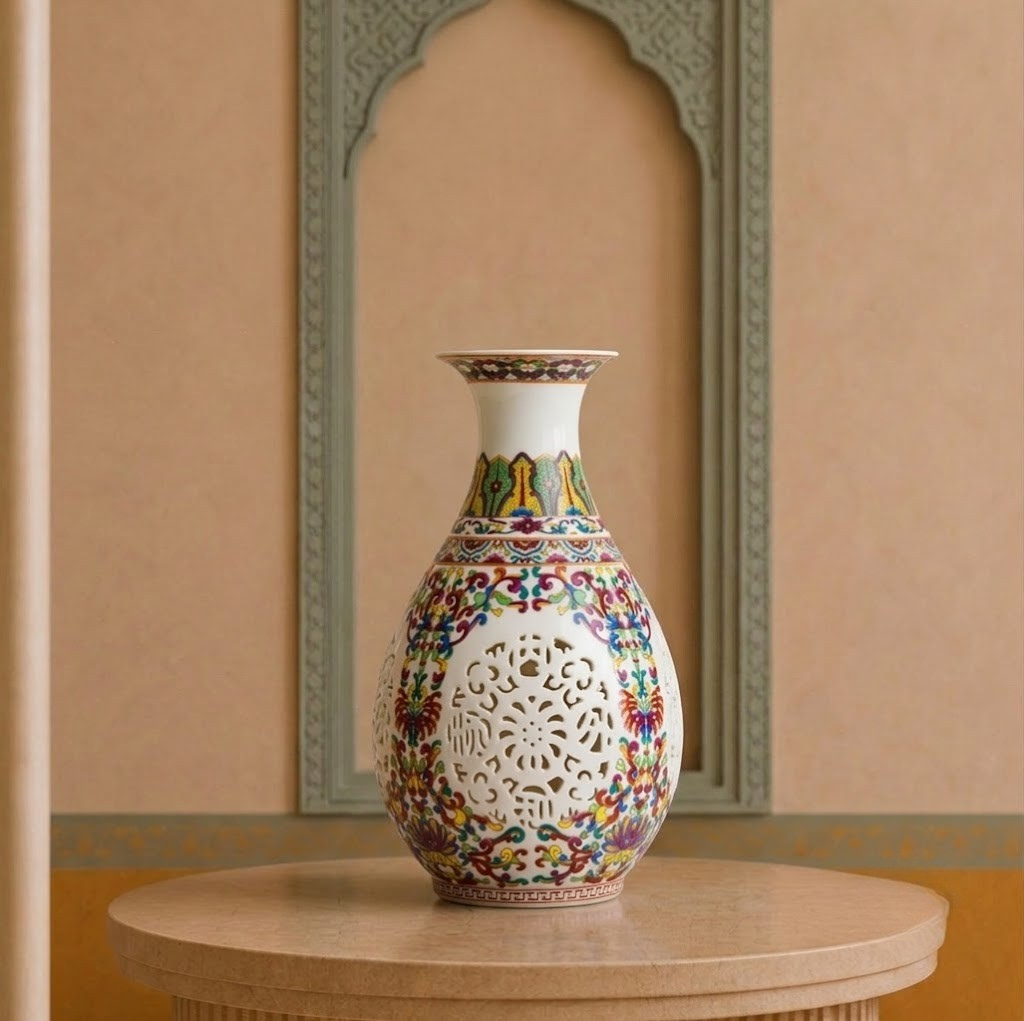 Vase Style Chinois DYNASTIE | Lyra