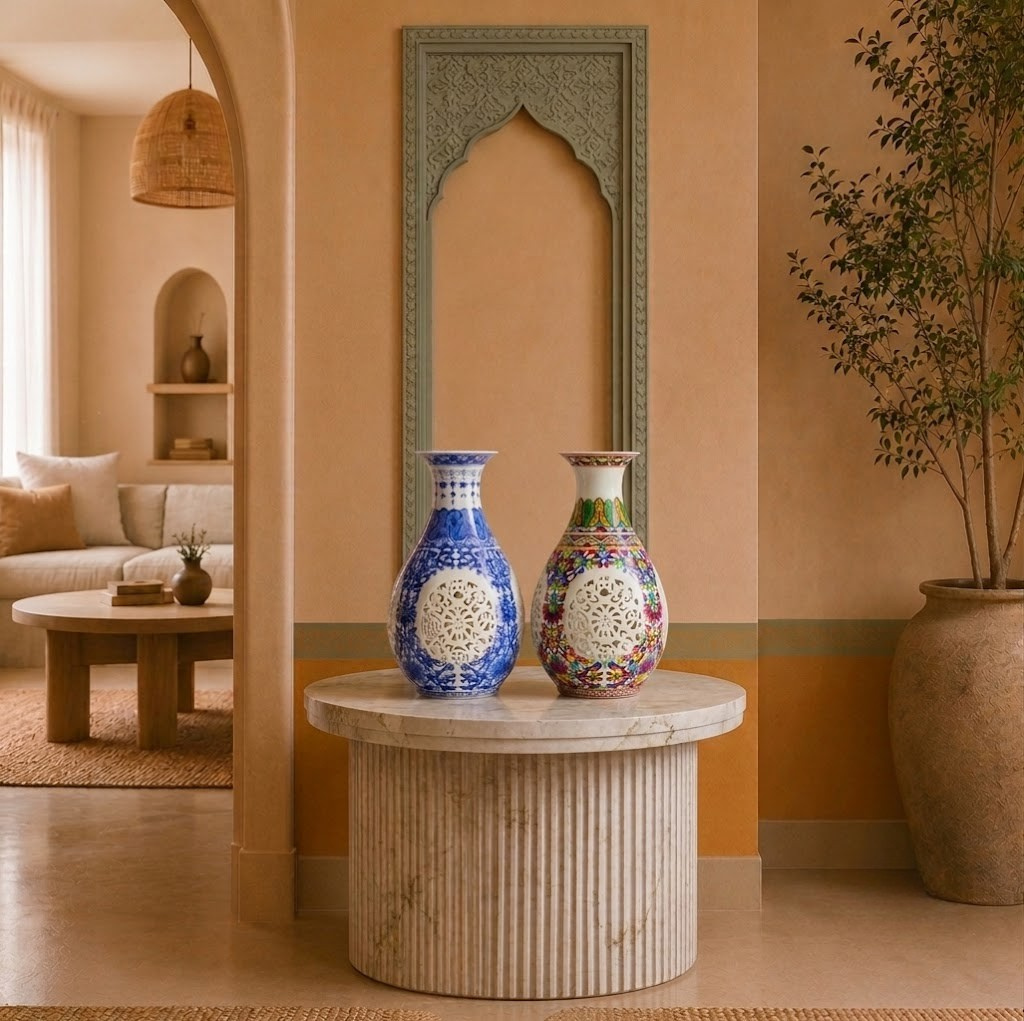 Vase Style Chinois DYNASTIE | Lyra