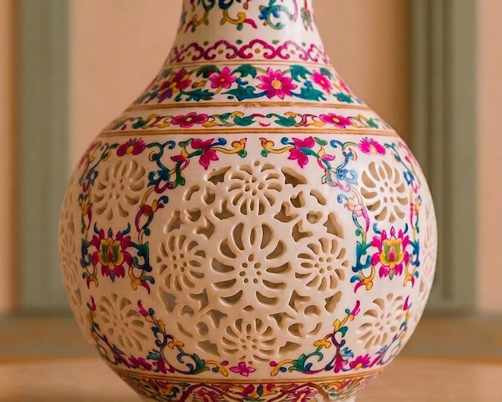 Vase Style Chinois DYNASTIE | Oria