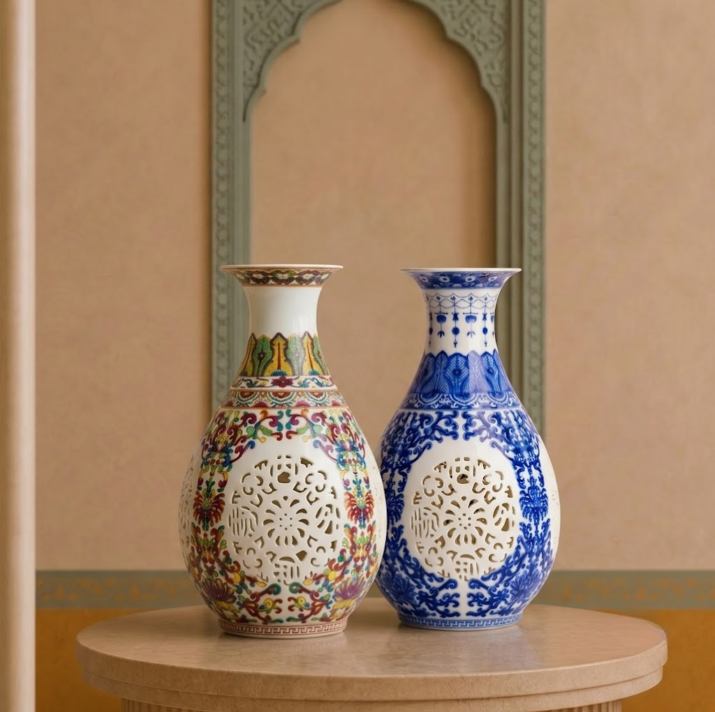 Vase Style Chinois DYNASTIE | Lyra