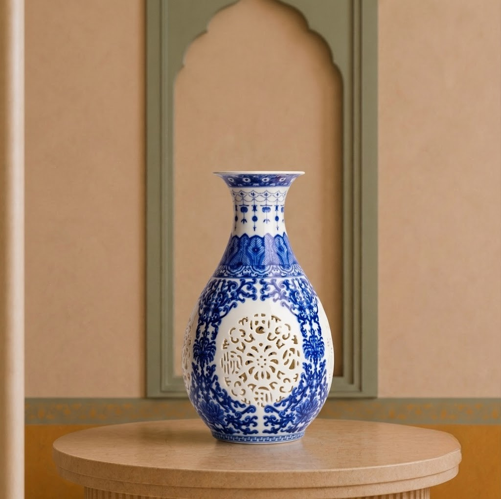 Vase Style Chinois DYNASTIE | Lyra