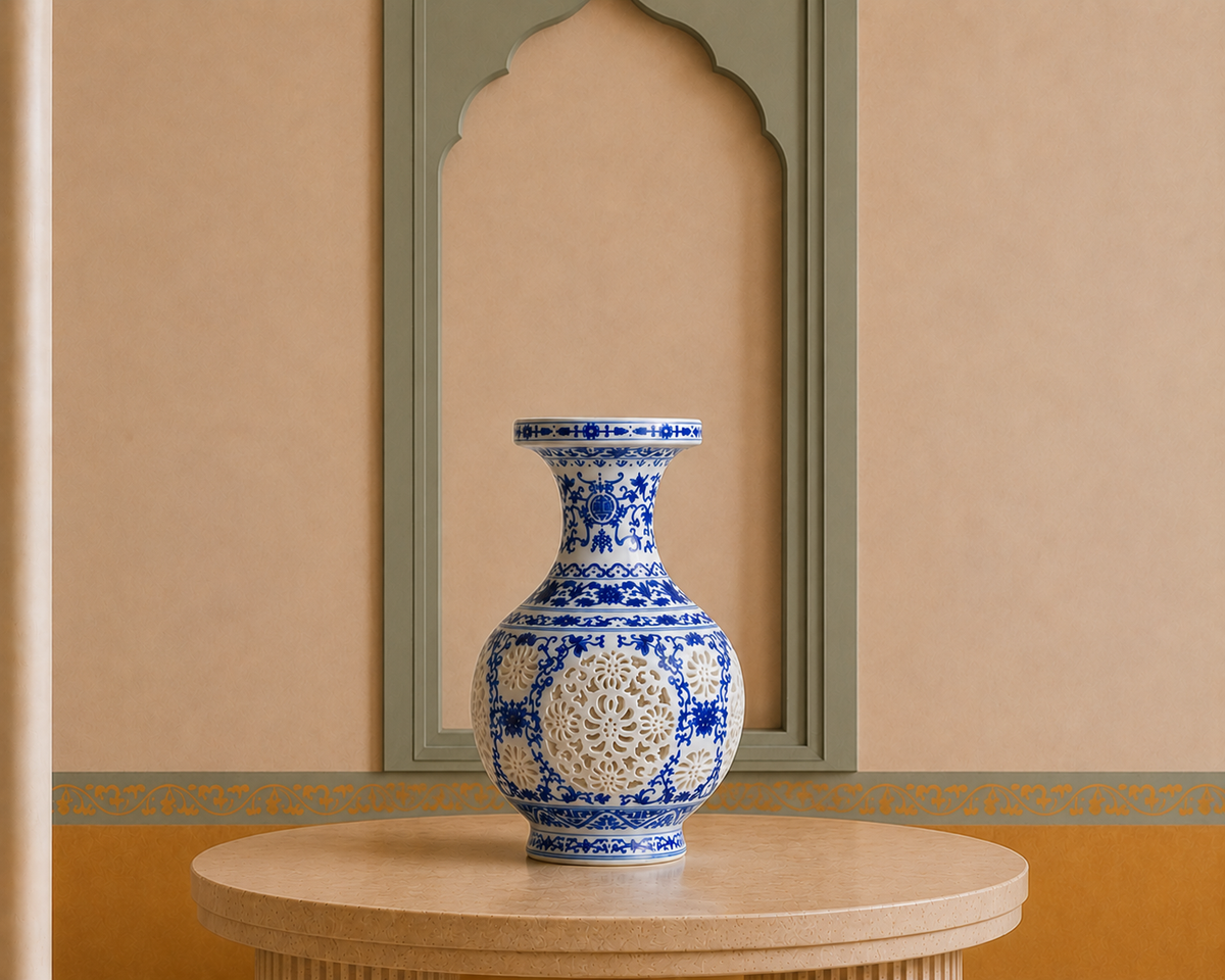 Vase Style Chinois DYNASTIE | Oria