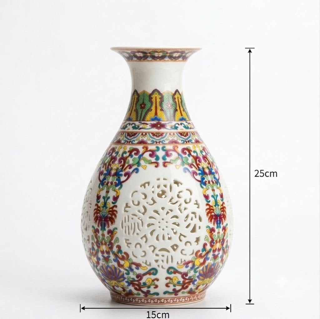 Vase Style Chinois DYNASTIE | Lyra