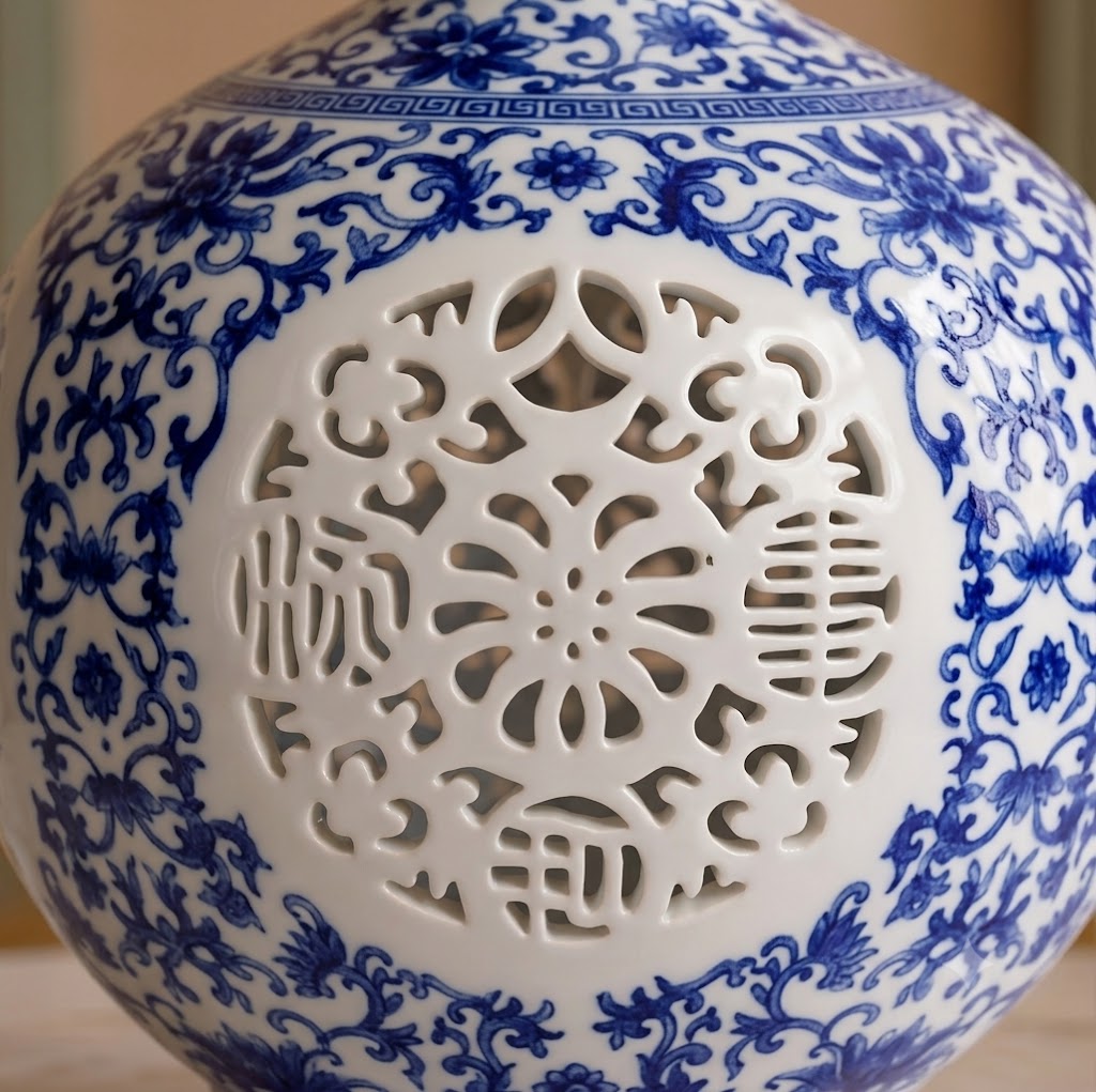 Vase Style Chinois DYNASTIE | Solis