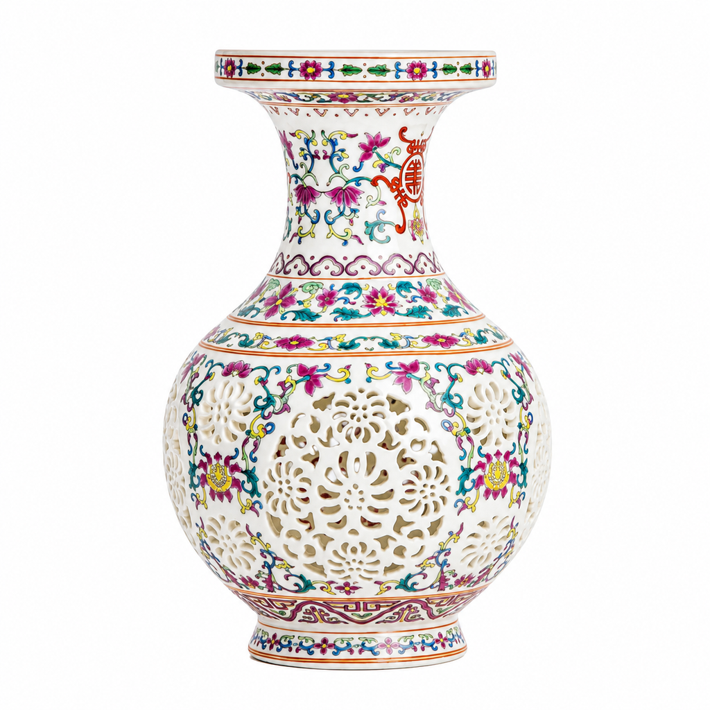Vase Style Chinois DYNASTIE | Oria