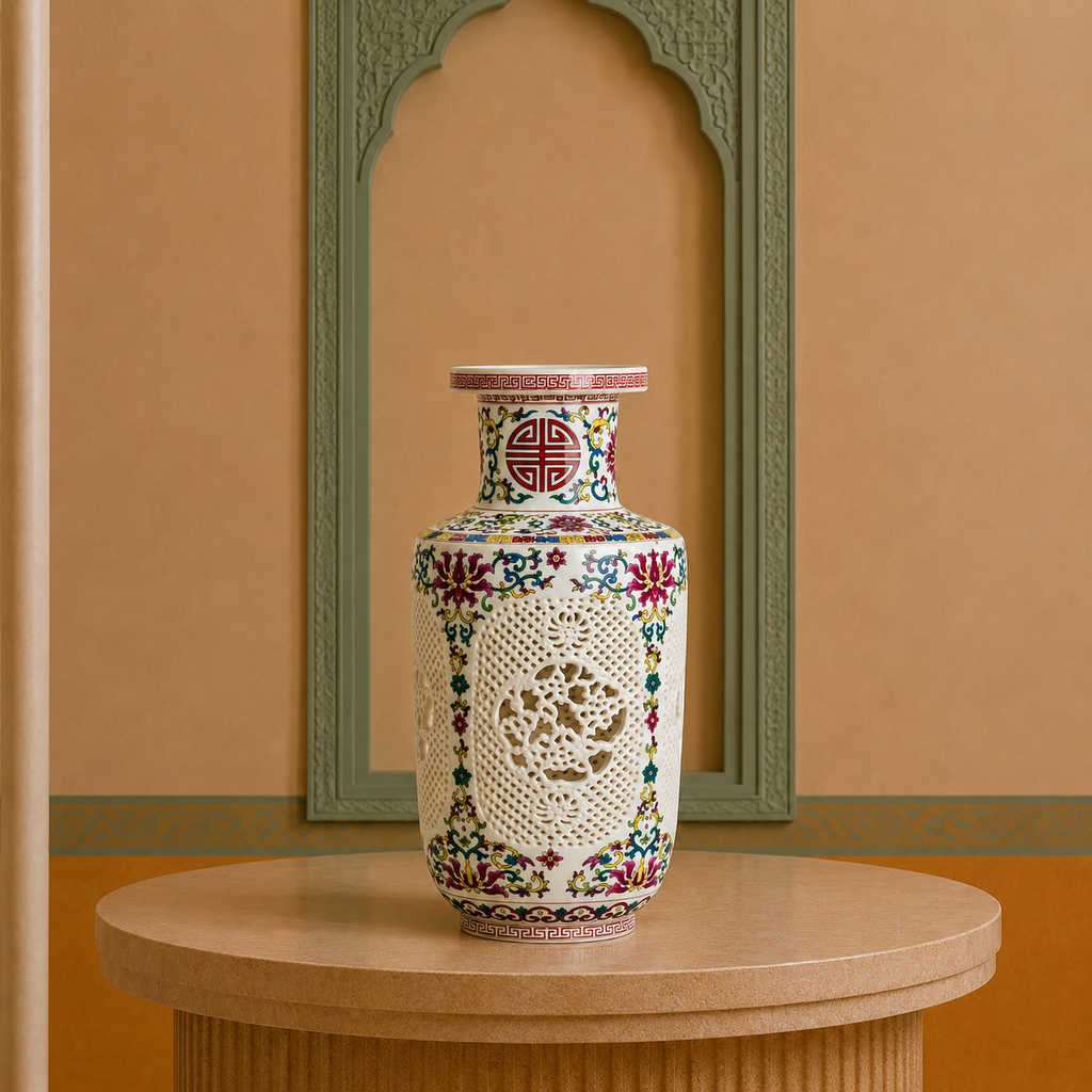 Vase Style Chinois DYNASTIE | Elia