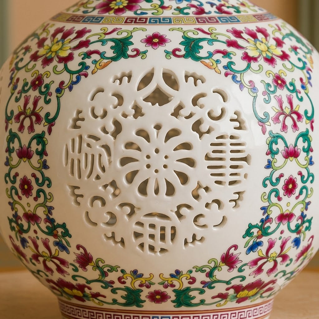 Vase Style Chinois DYNASTIE | Solis