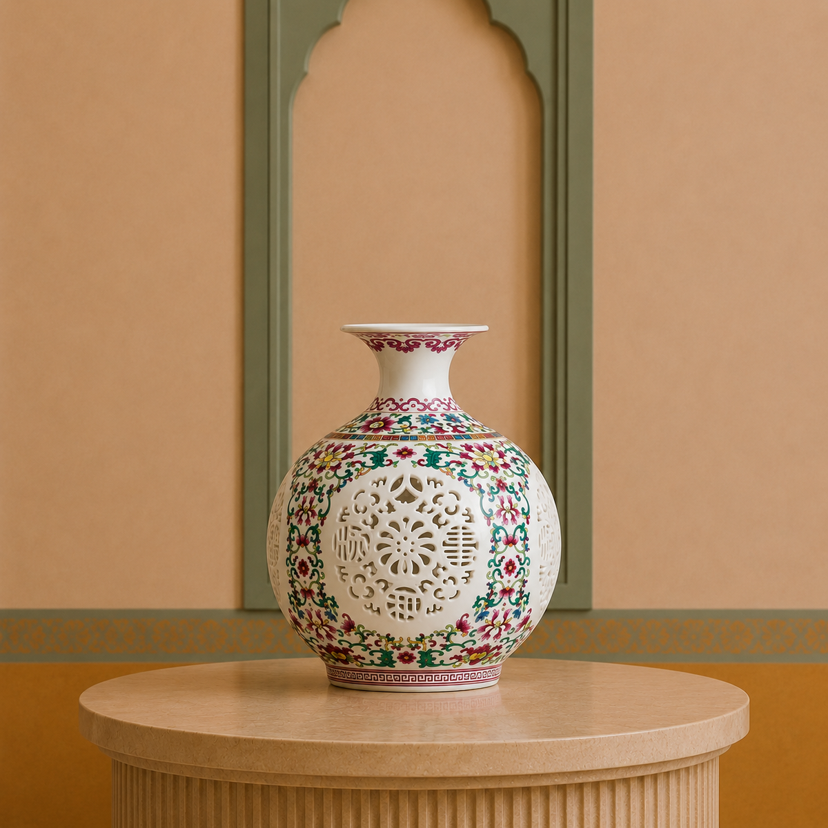Vase Style Chinois DYNASTIE | Solis