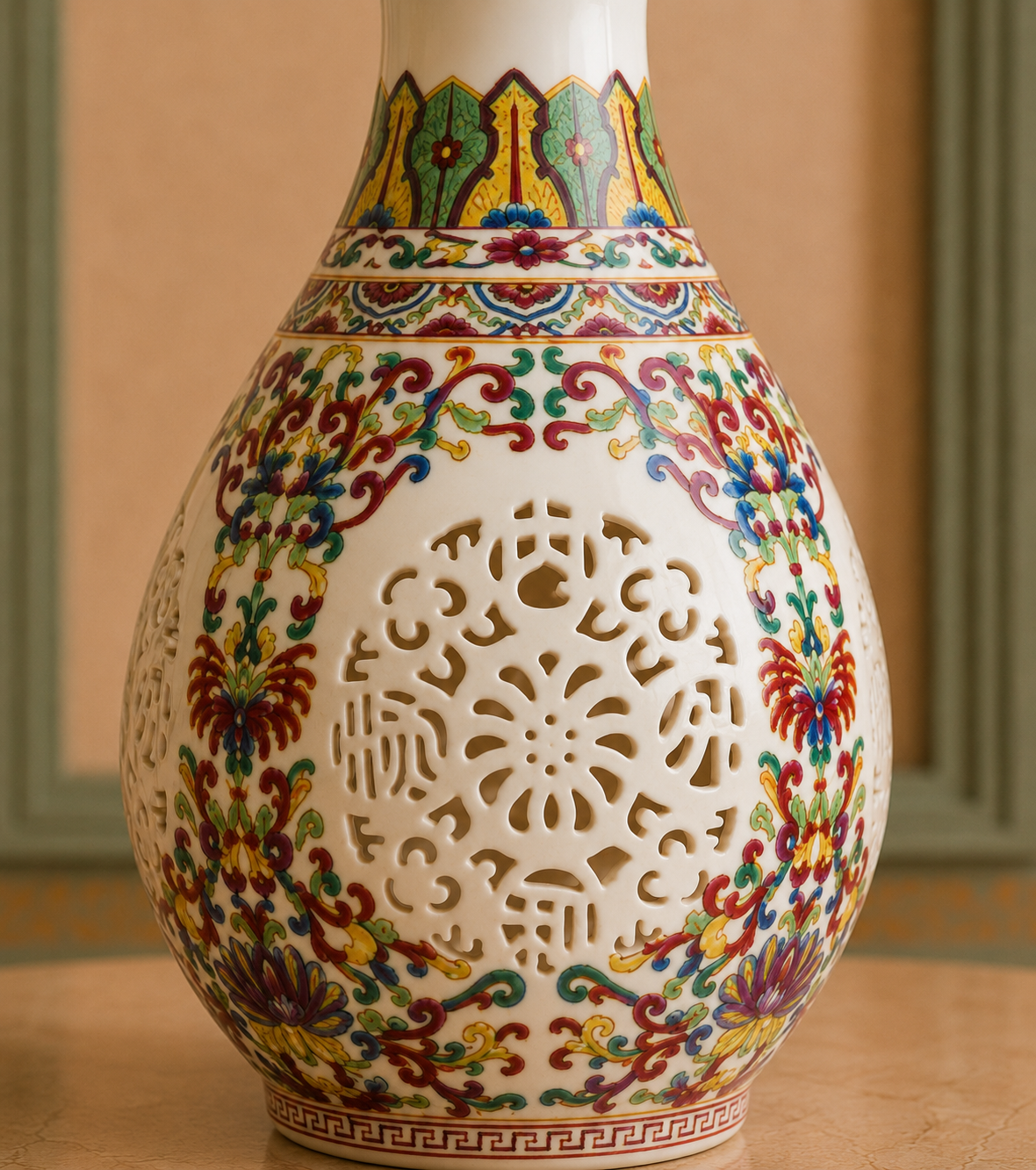 Vase Style Chinois DYNASTIE | Lyra